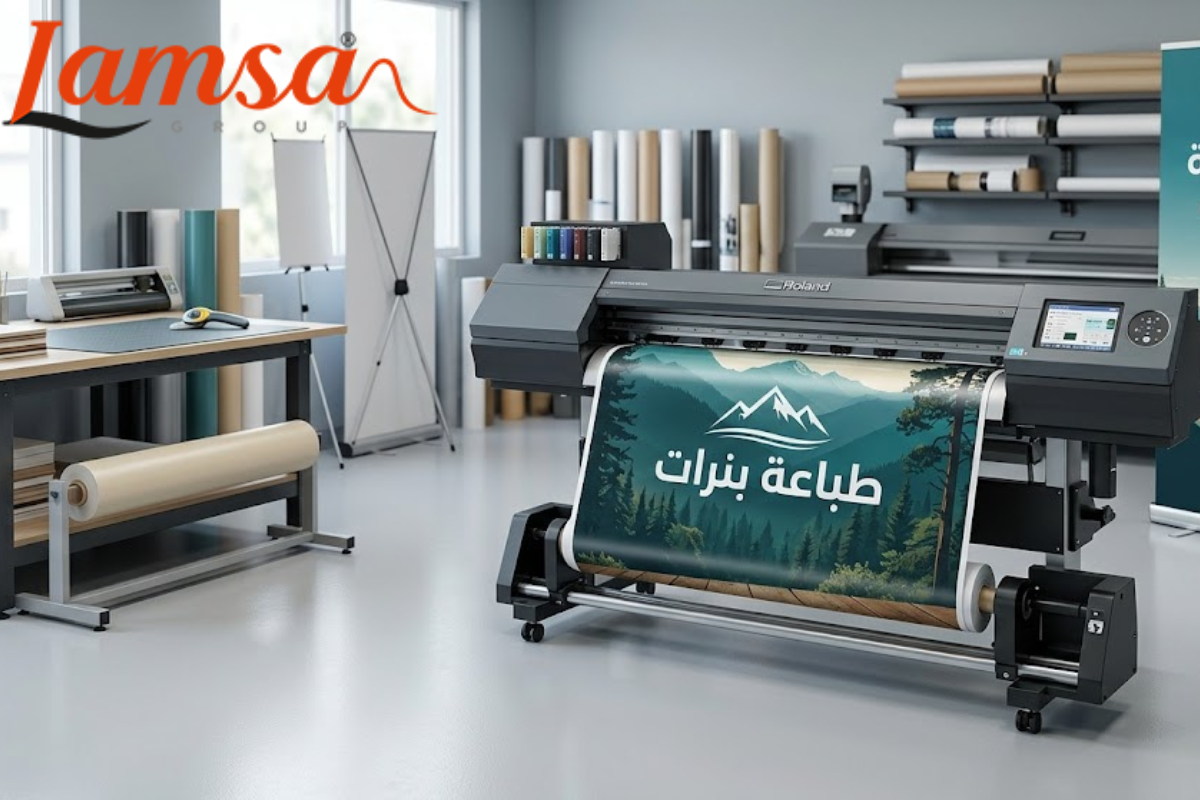 طباعة بنرات دعائية لاستخدامات داخلية وخارجية.