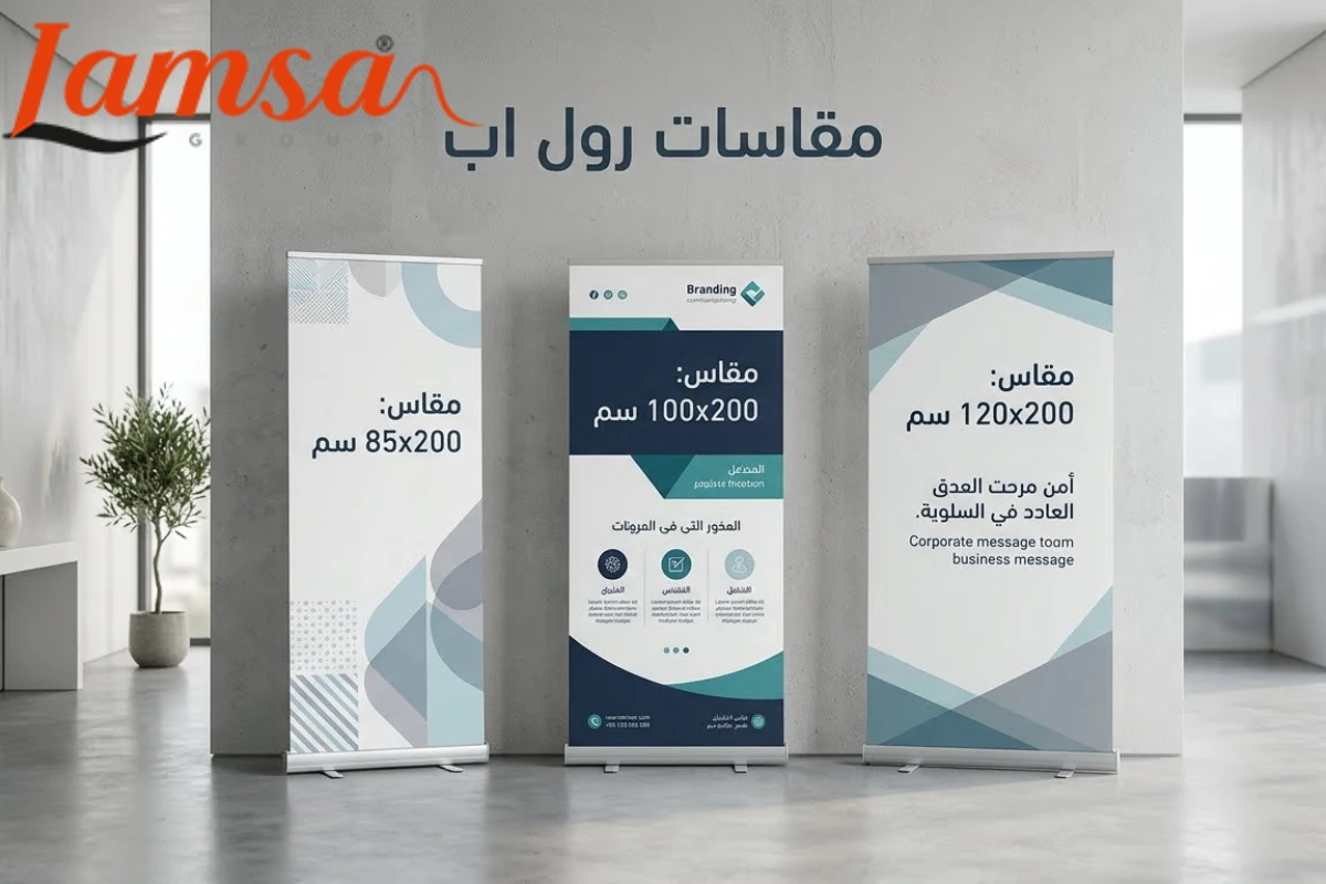 مقاسات رول اب مختلفة تناسب الاستخدام التجاري.