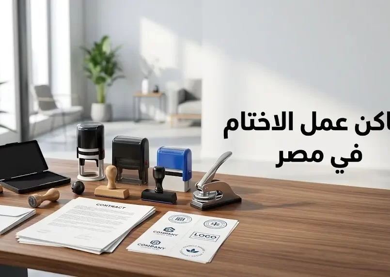 اماكن عمل اختام في مصر