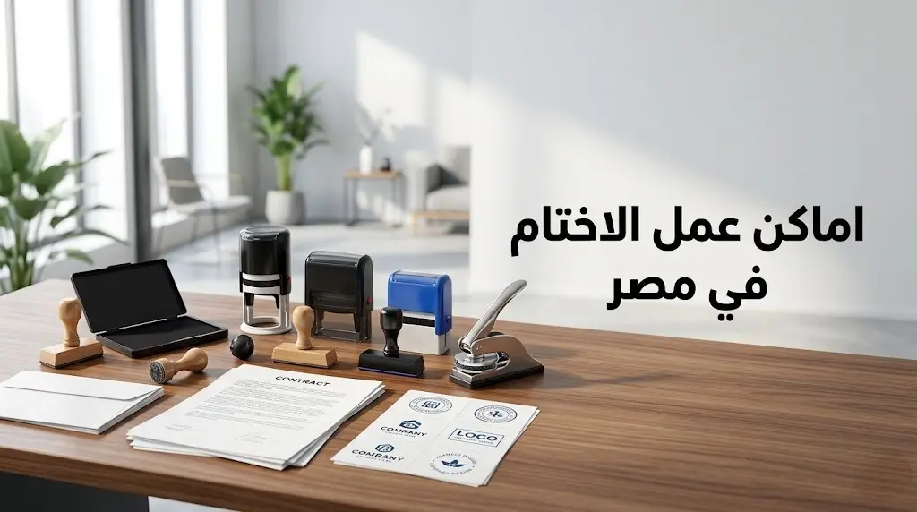 اماكن عمل اختام في مصر